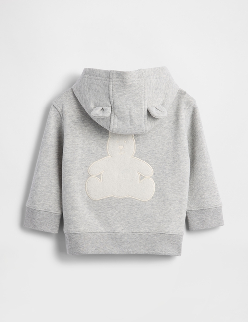 Baby VintageSoft Bear Logo Zip Hoodie