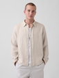 100% Linen Relaxed Shirt