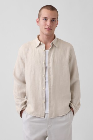 100% Linen Relaxed Shirt