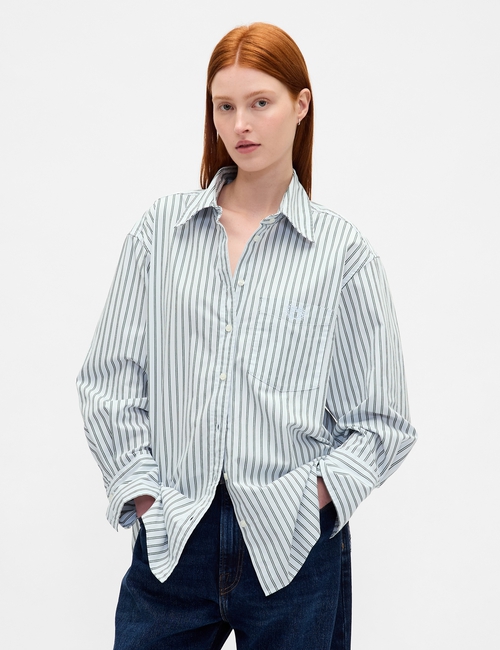 Organic Cotton Poplin Big Shirt