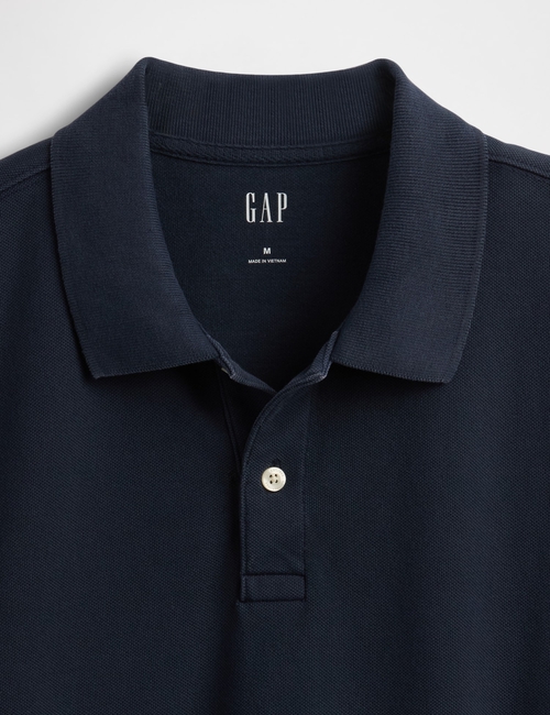 Relaxed Pique Polo Shirt