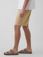 7.5" Linen-Cotton Shorts