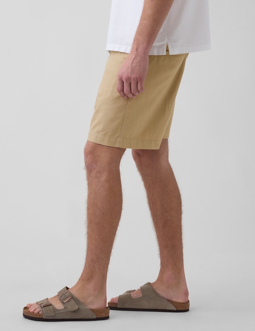 7.5" Linen-Cotton Shorts