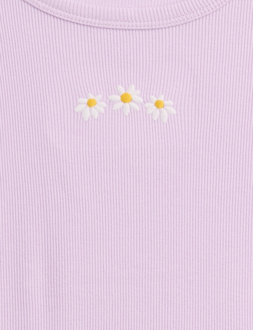 Kids Ribbed Crewneck T-Shirt