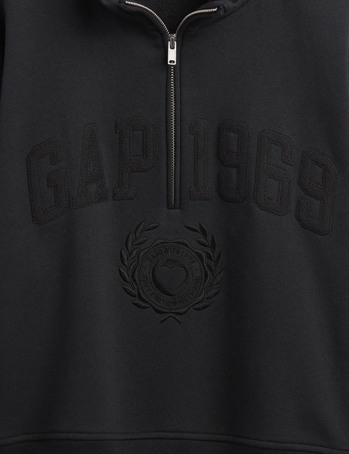 VintageSoft 1969 Logo Half-Zip Pullover