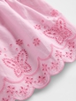 G SS PUFF SLV BUTTERFLY EYELET SET