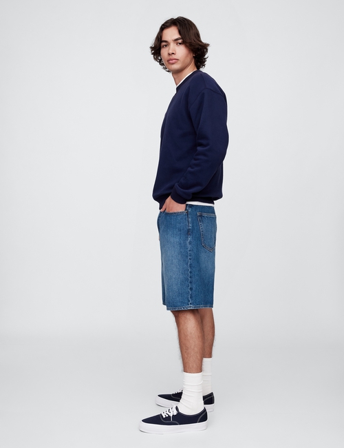 9" SuperSoft Loose Denim Shorts