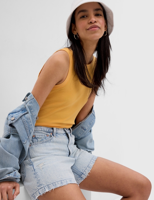 شورت للأطفال بخصر مرتفع وتقنية واش ويل 4 بوصة