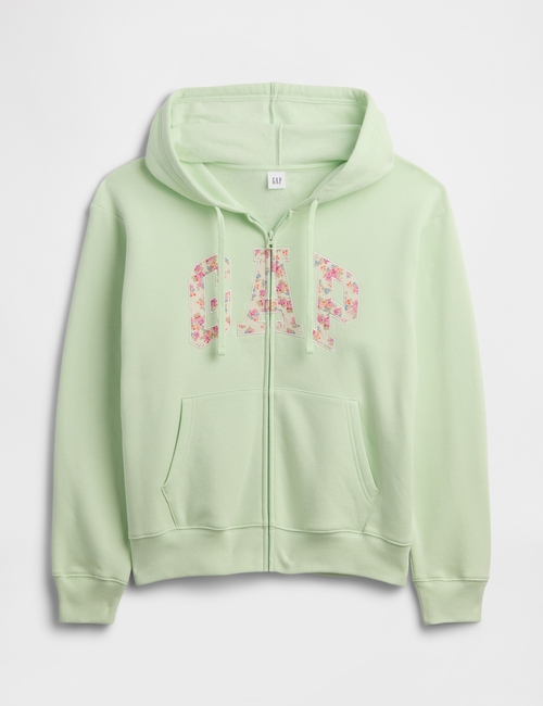 Relaxed Gap Logo Zip Hoodie