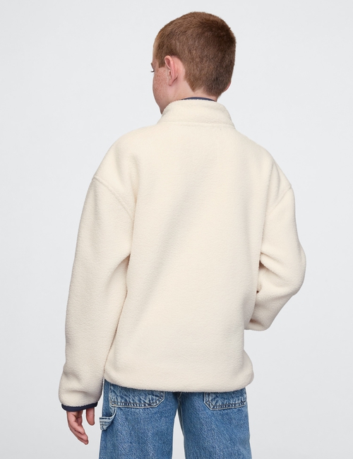 Kids Sherpa Logo Half-Zip Pullover