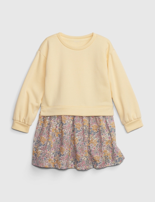 Toddler 2-in-1 Sweatshirt Dress