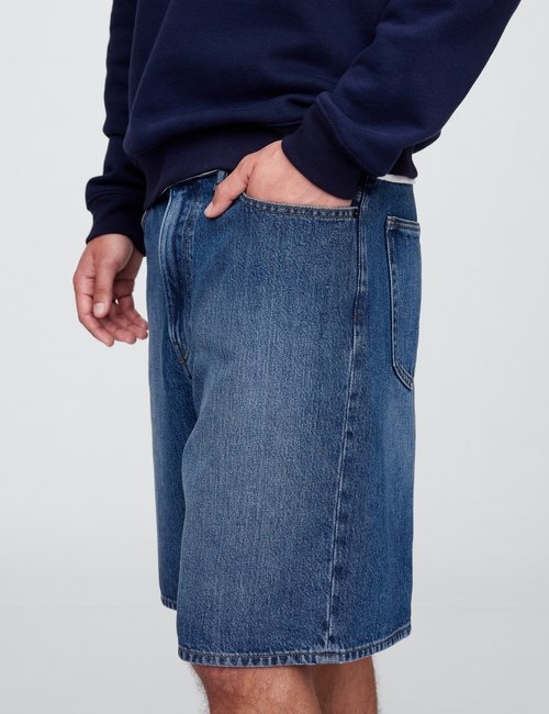 9" SuperSoft Loose Denim Shorts