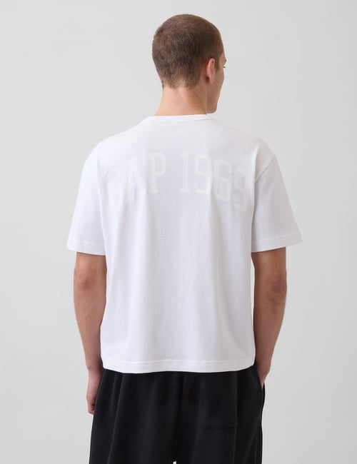 Heavyweight Relaxed 1969 Logo Crop T-shirt