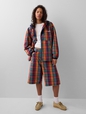 GAP X PROJ A PLAID SHORT