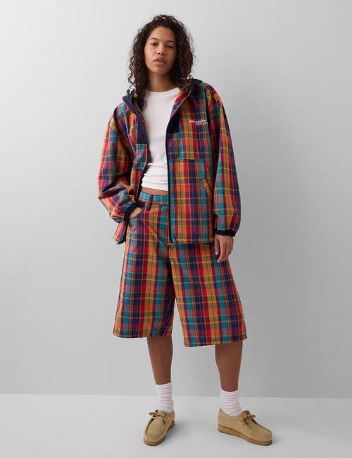 Gap × Awake NY Plaid Canvas Baggy Shorts