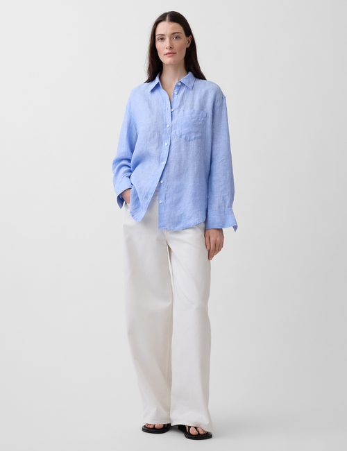 100% Linen Oversized Shirt