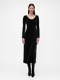 GAP STUDIO VELVET TEE GOWN