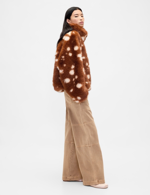 GAP X SL BAMBI FUR HALF ZIP