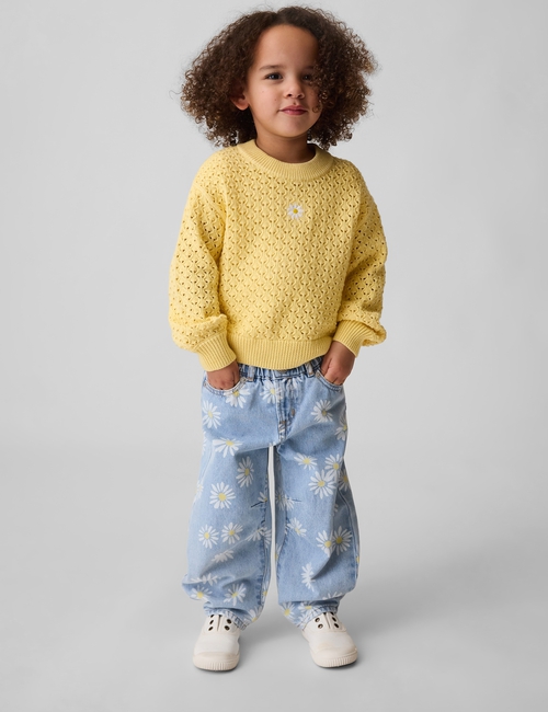 Baby & Toddler Daisy Horseshoe Jeans