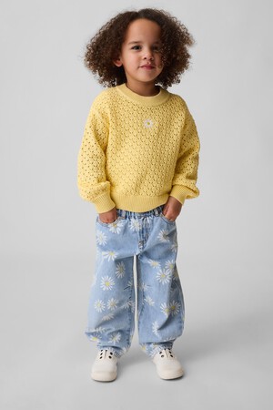 Baby & Toddler Daisy Horseshoe Jeans