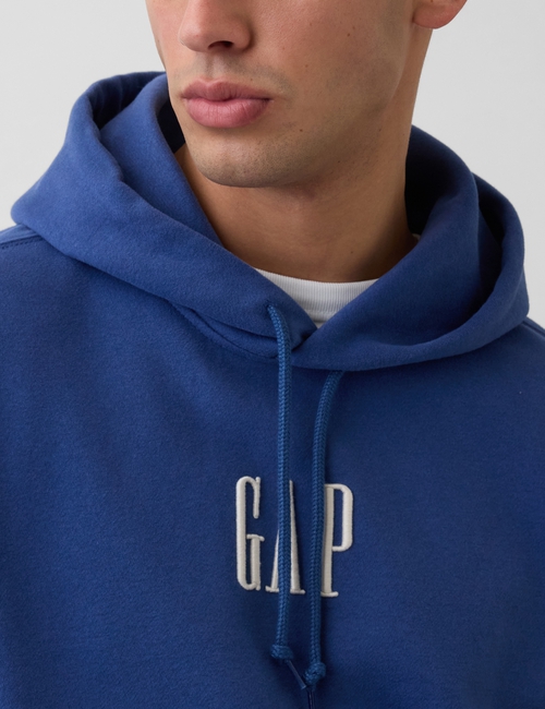 VintageSoft Oversized Logo Hoodie