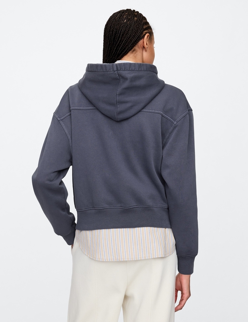 Oversized Fleece Zip Hoodie