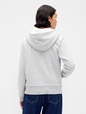 Relaxed Gap Logo Sherpa-Lined Zip Hoodie