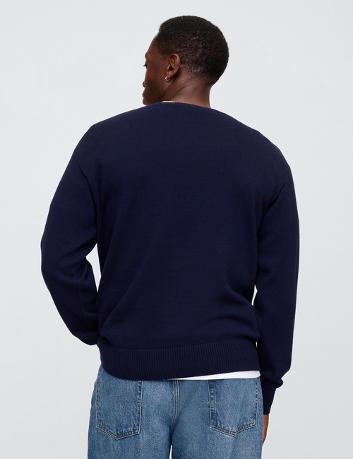 Relaxed Americana Intarsia Sweater