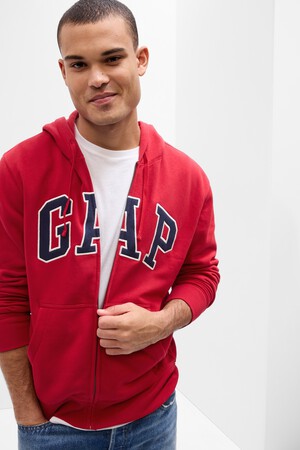 Gap Logo Zip Hoodie