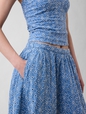 High Rise Eyelet Maxi Skirt