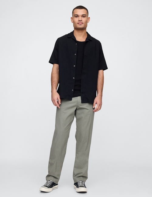 Linen-Blend Vacay Shirt in Standard Fit