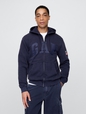 VintageSoft Gap Logo Zip Hoodie