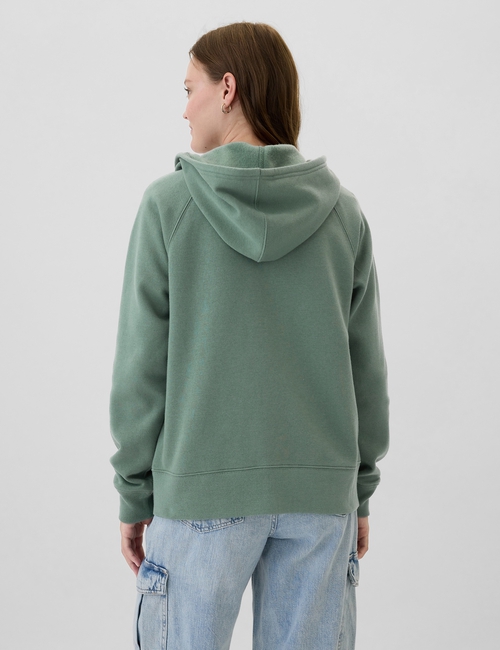 Relaxed Gap Logo Zip Hoodie