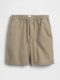 7" Essential Pull-On Khaki Shorts