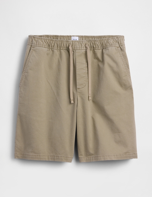 7" Essential Pull-On Khaki Shorts
