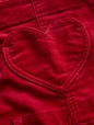Baby & Toddler Velvet Heart Overalls