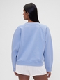 GAP X SUMMER FRIDAYS LOGO TERRY FLEECE LOGO CREW