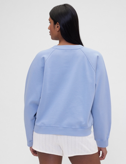 GAP X SUMMER FRIDAYS LOGO TERRY FLEECE LOGO CREW