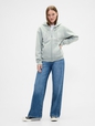 Relaxed Gap Logo Zip Hoodie
