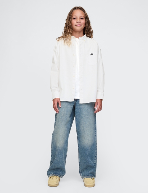 Kids Mini Logo Oxford Shirt