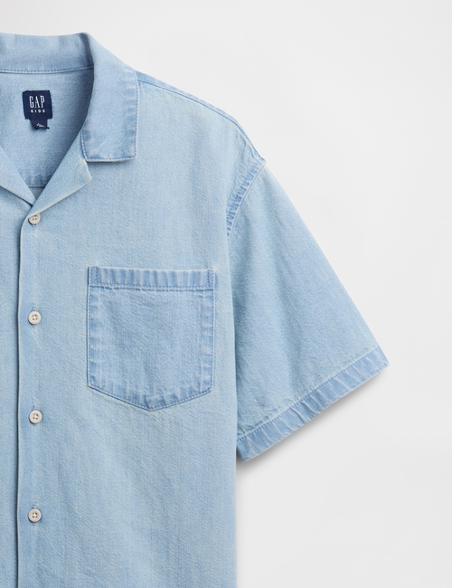 Kids Denim Relaxed Shirt