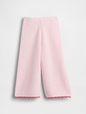 COTTON CROCHET WIDE LEG PANT - MARCH