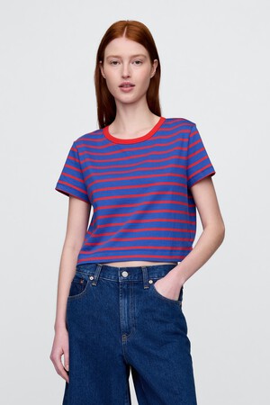 Organic Cotton VintageSoft Cropped T-Shirt