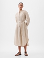 Linen Blend Maxi Dress