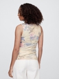 Ribbed Gap Logo Tank Top