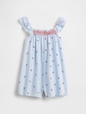 Baby & Toddler Crinkle Gauze Flutter-Sleeve Romper