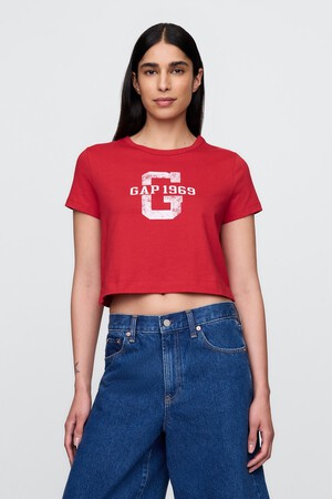 Organic Cotton VintageSoft Cropped T-Shirt