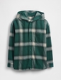 HOODED FLANNEL SHIRT