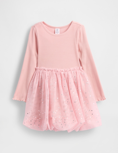 Baby & Toddler Mixed Media Bubble Dress