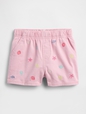babyGap Pull-On Embroidered Denim Shorts